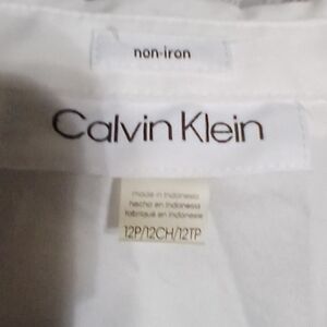 Calvin Klein White Button Up